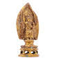 A sacred gilt bronze statue of Gautama Buddha