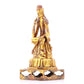 A sacred gilt bronze statue of Gautama Buddha