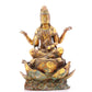 A sacred gilt bronze statue of Guanyin