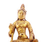 A sacred gilt bronze statue of Bodhisattva