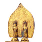 A sacred gilt bronze statue of Bodhisattva