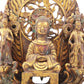 A sacred gilt bronze statue of Gautama Buddha