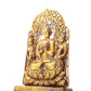 A sacred gilt bronze statue of Gautama Buddha