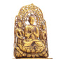 A sacred gilt bronze statue of Gautama Buddha