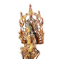 A sacred gilt bronze statue of Guanyin