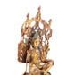 A sacred gilt bronze statue of Guanyin