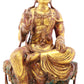 sacred gilt bronze statue of Guanyin