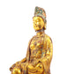 A sacred gilt bronze statue of Guanyin