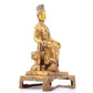 A sacred gilt bronze statue of Guanyin