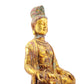 A sacred gilt bronze statue of Guanyin