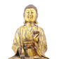 A sacred gilt bronze statue of Guanyin