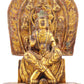 A sacred gilt bronze statue of Bodhisattva