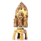 A sacred gilt bronze statue of Gautama Buddha