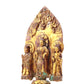 A sacred gilt bronze statue of Gautama Buddha