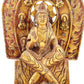 A sacred gilt bronze statue of Bodhisattva