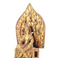 A sacred gilt bronze statue of Bodhisattva