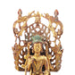 A sacred gilt bronze statue of Bodhisattva