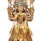 A sacred gilt bronze statue of Bodhisattva