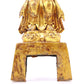 A sacred gilt bronze statue of Bodhisattva