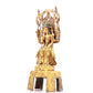 A sacred gilt bronze statue of Bodhisattva