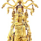 A sacred gilt bronze statue of Bodhisattva