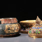 A Precious Jasper Gold-Mounted 'Animal Mask' Ram-Handled Jar With A Gilt-Silver Blueing 'Flower' Cover And Stand