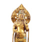 A sacred gilt bronze statue of Guanyin