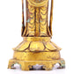 A sacred gilt bronze statue of Guanyin