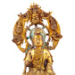 A sacred gilt bronze statue of Bodhisattva