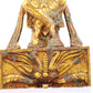 A sacred gilt bronze statue of Bodhisattva