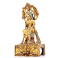 A sacred gilt bronze statue of Bodhisattva