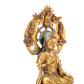 A sacred gilt bronze statue of Bodhisattva