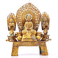 A sacred gilt bronze statue of Gautama Buddha