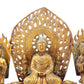 A sacred gilt bronze statue of Gautama Buddha