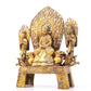 A sacred gilt bronze statue of Gautama Buddha