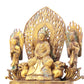 A sacred gilt bronze statue of Gautama Buddha