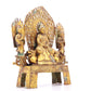 A sacred gilt bronze statue of Gautama Buddha