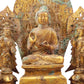 A sacred gilt bronze statue of Gautama Buddha