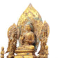 A sacred gilt bronze statue of Gautama Buddha