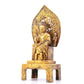 A sacred gilt bronze statue of Gautama Buddha