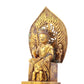 A sacred gilt bronze statue of Gautama Buddha