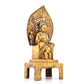 A sacred gilt bronze statue of Gautama Buddha