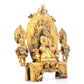 A sacred gilt bronze statue of Gautama Buddha