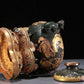 A Precious Jasper 'Dragon' Jar With A Gilt-Silver Blueing Stand