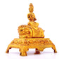 Gilt bronze statues of Manjushri and Samantabhadra,