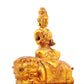 Gilt bronze statues of Manjushri and Samantabhadra,