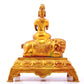 Gilt bronze statues of Manjushri and Samantabhadra,