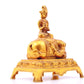 Gilt bronze statues of Manjushri and Samantabhadra,