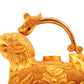 An exquisite gilt bronze auspicious animal ewer