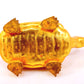 An exquisite gilt bronze animal-shaped box